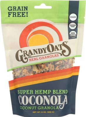 Super Hemp Blend Real Coconut Granolas, Super Hemp Blend