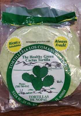The Healthy Green Cactus Tortilla, Green Cactus Tortilla