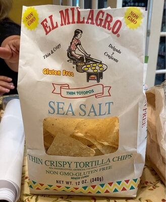 Sea Salt Thin Crispy Tortilla Chips, Sea Salt