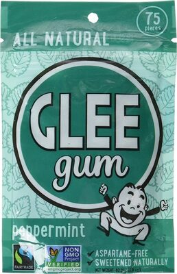 Peppermint Natural Chewing Gum Pouch