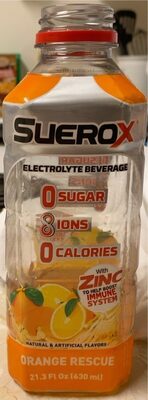 Orange Rescue Electrolyte Beverage, Orange Rescue