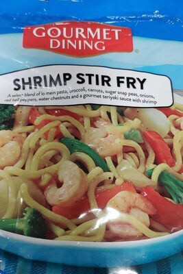 Blend Of Lo Mein Pasta, Broccoli, Carrots, Sugar Snap Peas, Onions, Red Bell Peppers, Water Chestnuts And A Gourmet Teriyaki Sauce With Shrimp, Shrimp Stir Fry