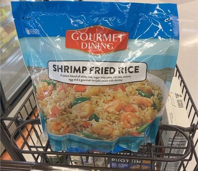 A Select Blend Of White Rice, Sugar Snap Peas, Carrots, Onions, Egg And A Gourmet Teriyaki Sauce With Shrimp, Shrimp Fried Rice