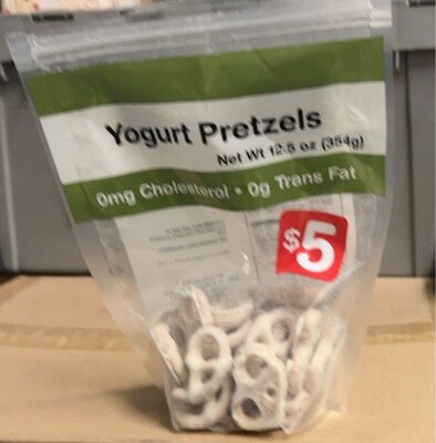 Yogurt Flavored Covered Pretzels, Yogurt