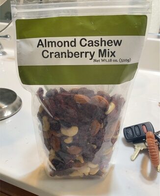 Almond Cashew Cranberry Mix, Almond Cashew Cranberry