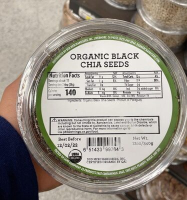 Organic Black Chia Seeds