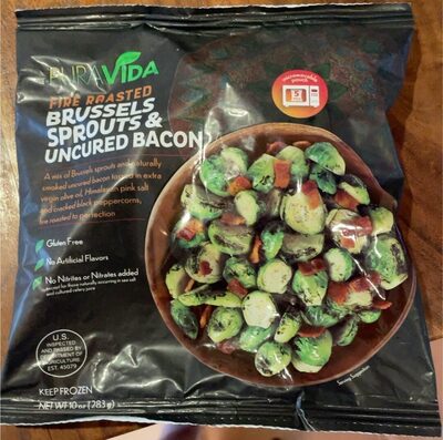 Fire Roasted Brussels Sprouts & Uncured Bacon, Fire Roasted