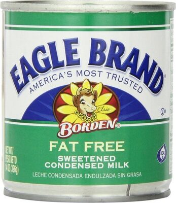 Fat Free Sweetened Condensed Milk, Sweetened