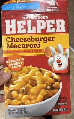 Cheeseburger Macaroni Pasta & Cheese Sauce Mix, Cheeseburger Macaroni