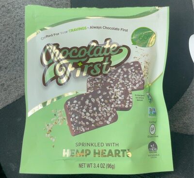Milk Organic Premium Chocolate Sprinkled With Hemp Hearts, Milk Sprinkled With Hemp Hearts