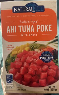 Ahi Tuna Poke With Sauce, Ahi Tuna
