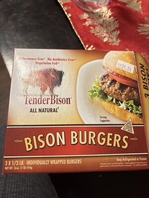 Bison Burgers