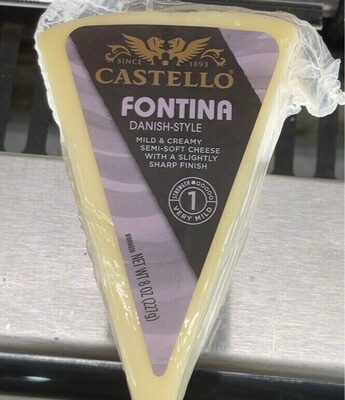 Fontina Danish-Style Mild & Creamy Semi-Soft Cheese With A Slightly Sharp Finish, Fontina