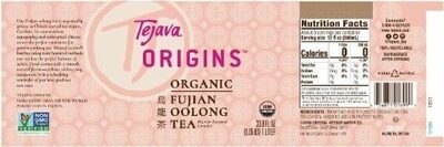 Organic Fujian Oolong Tea, Fujian Oolong