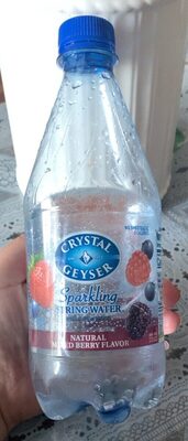Natural Mixed Berry Flavor Sparkling Spring Water With Carbonation, Mixed Berry