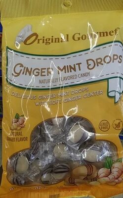 Ginger Mint Drops Flavored Candy, Ginger Mint Drops