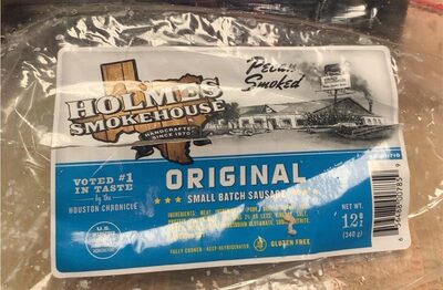 Pecan Smoked Original Small Batch Sausage, Pecan Smoked Original