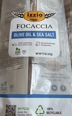 Olive Oil & Sea Salt Focaccia, Olive Oil & Sea Salt