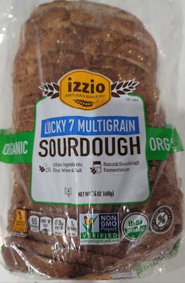 Lucky 7 Multigrain Organic Sourdough, Lucky 7 Multigrain