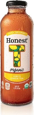 Honest Tea Loris Lemon Glass Bottle, 16 fl oz