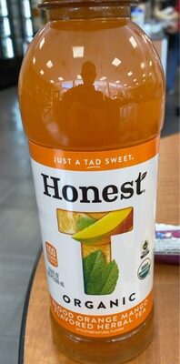 Blood Orange Mango Flavored Herbal Tea, Orange; Mango