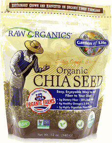 Garden Of Life, Raw Organics, Organic Chia Seed