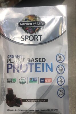 Organic Plant-Based Protein 30 G, Natural Bcaas 5.5 G, Glutamine & Glutamic Acid 5 G, Probiotics 2 Billion Cfu Powder, Chocolate, Chocolate