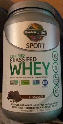Certified Grass Fed Whey Protein 24 G, Bcaas 6 G, Glutamine & Glutamic Acid 4 G, Probiotics 2 Billion Cfu Powder, Chocolate, Chocolate
