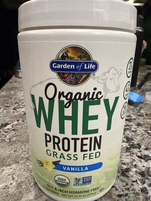 Vanilla Organic Whey Protein, Vanilla