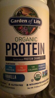 Vanilla Organic Delicious Protein Shake, Vanilla