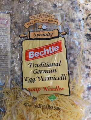 Traditional German Egg Pasta, Thin Soup Noodles