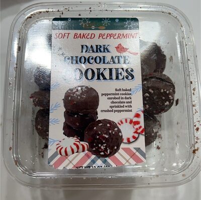 Chocolate Peppermint Enrobed In Dark Chocolate Sprinkled With Crushed Peppermint Candy Cookies, Chocolate Peppermint