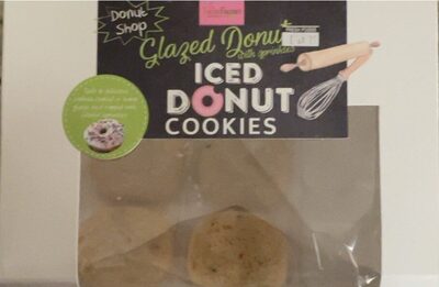 Glazed Iced Donut Cookies With Sprinkles, Glazed Iced
