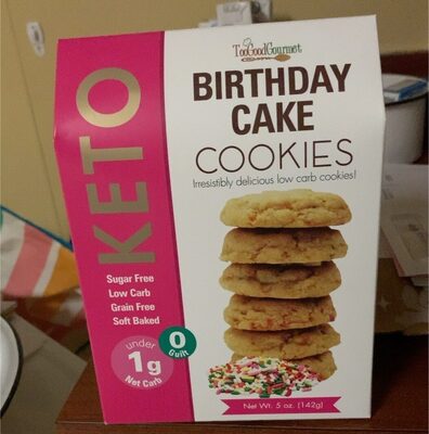 Birthday Cake Keto Cookies, Birthday Cake