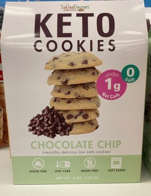 Chocolate Chip Keto Cookies, Chocolate Chip