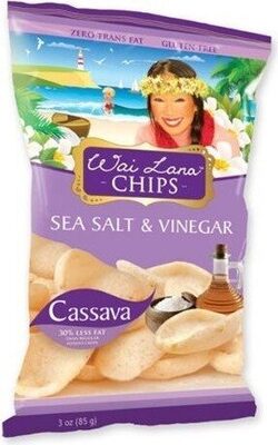 Sea Salt & Vinegar Cassava Chips, Sea Salt & Vinegar