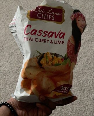 Thia Curry & Lime Cassava Chips, Thai Curry & Lime