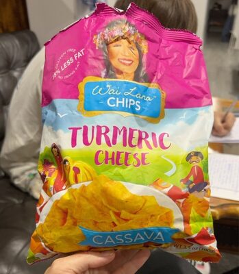 Turmeric Cheese Cassava Chips, Turmeric Cheese