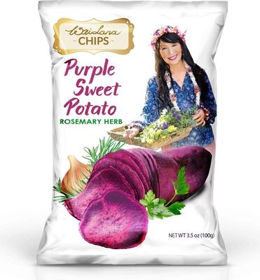 Rosemary Herb Purple Sweet Potato Chips, Rosemary Herb