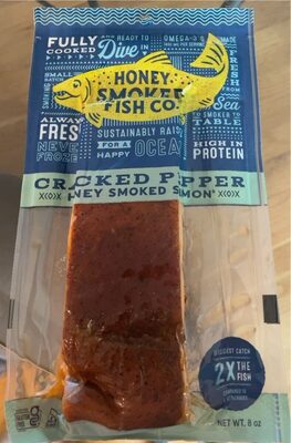 Cracked Pepper Honey Smoked Salmon, Cracked Pepper