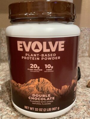 Plant-Based 20G Protein Powder, Double Chocolate, Double Chocolate