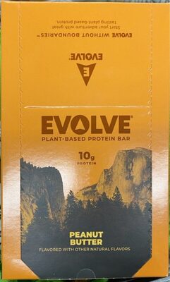 Peanut Butter Flavored Plant-Based Protein Bar, Peanut Butter
