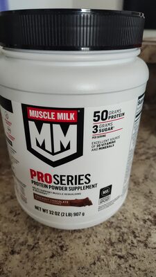 Muscle Milk, Pro Series Protein Powder, Knockout Chocolate