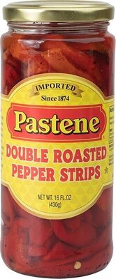 Double Roasted Pepper Strips, Double Roasted