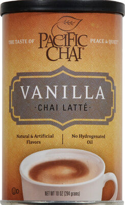 Pacific Chai, Chai Latte, Vanilla, Vanilla