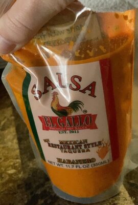 Habanero Hot Mexican Restaurant Style Taquera Salsa, Habanero