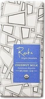 Raaka, Virgin Chocolate, Coconut Milk, Coconut Milk