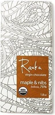 Unroasted Dark Chocolate, Maple & Nibs