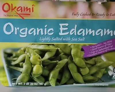 Lightly Salted With Sea Salt Organic Edamame, Lightly Salted With Sea Salt