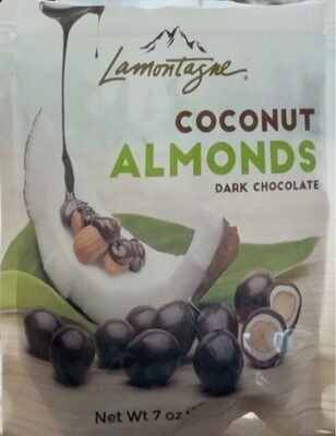 Coconut Almonds Dark Chocolate, Coconut Almonds